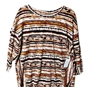 Westbound Women Dress/pullover NWT 60% Cotton and 40% Modal, scoop neck Sz 2X